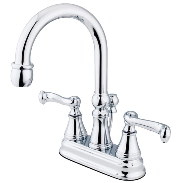 4" Centerset Bathroom Faucet, Chrome